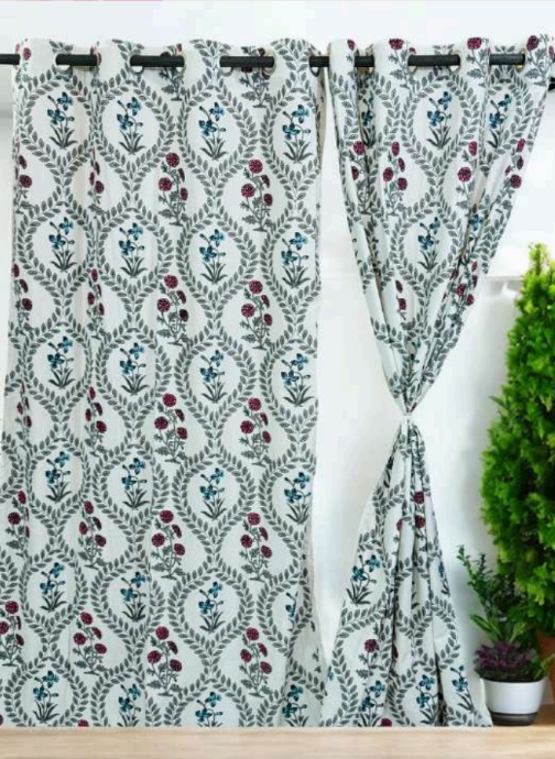 Hand Printed Curtains