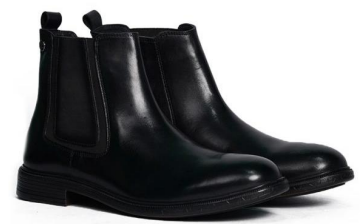 Men’s Black Leather Chelsea Boots