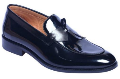 Men’s Black Patent Leather Formal Loafers