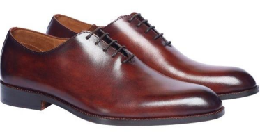 Men’s Tan Leather Lace-Up Formal Shoes