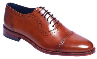 Men’s Tan Leather Oxford Formal Shoes