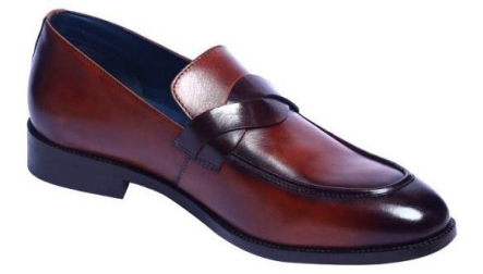 Men’s Tan Leather Penny Loafers
